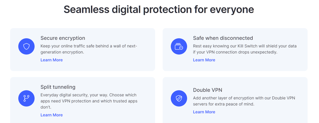 NordVPN's advanced security features